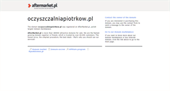Desktop Screenshot of oczyszczalniapiotrkow.pl